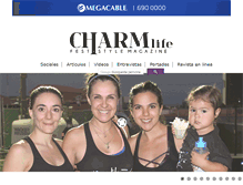Tablet Screenshot of charmlife.com.mx